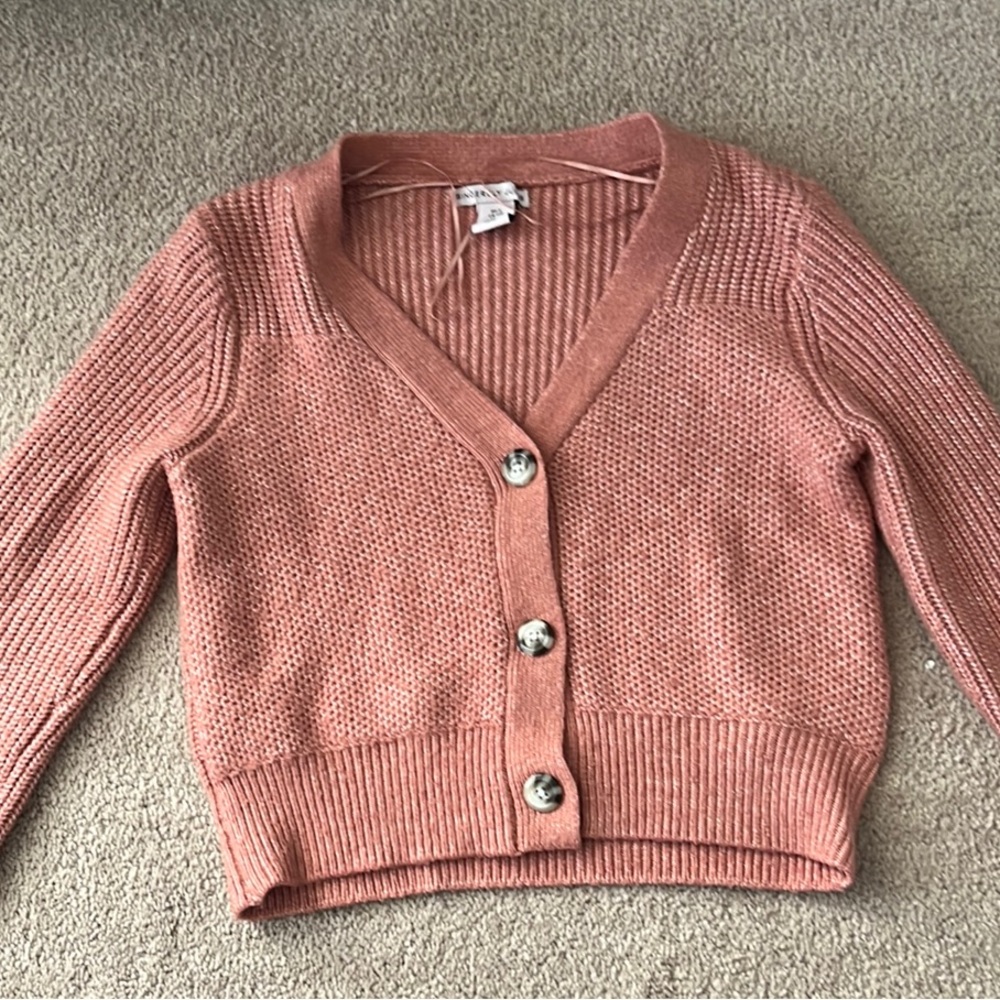 Women's Pink Cardigan Sweater